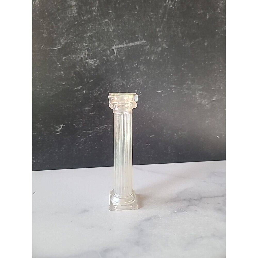 Greek Column Plastic Iridescent Cake Pillar Vintage